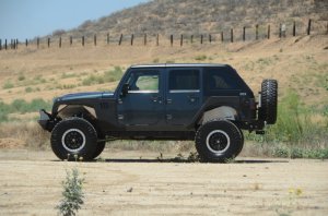 Jeep Wrangler JK Unlimited Hard Top - DV8 Offroad - Fastback 2-Piece - Black - `07-`18 Jeep Wrangler JK Unlimited Hard Top - DV8 Offroad - Fastback 2-Piece - Black - `07-`18